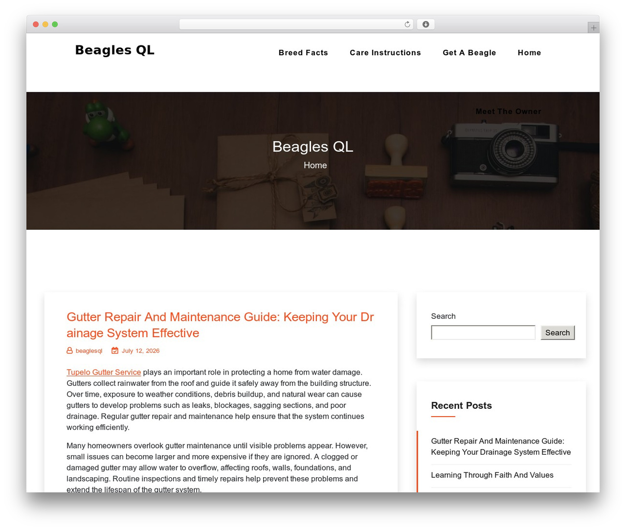 Teczilla theme WordPress free - beaglesql.org