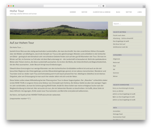 Theme WordPress Farben Basic - hohetour.de