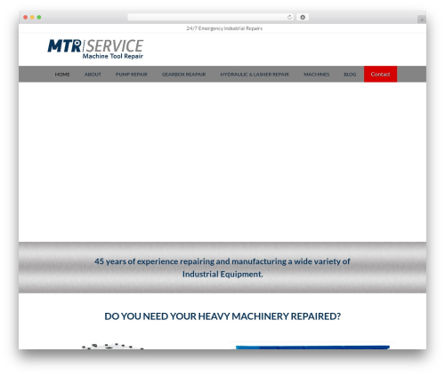 Total WordPress theme - mtrservice.com