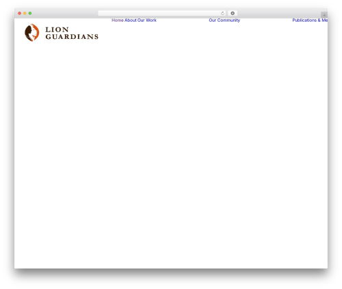 Uncode food WordPress theme - lionguardians.org