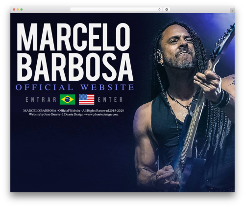 WordPress responsive theme by J.Duarte Design best WordPress theme - marcelobarbosa.com.br