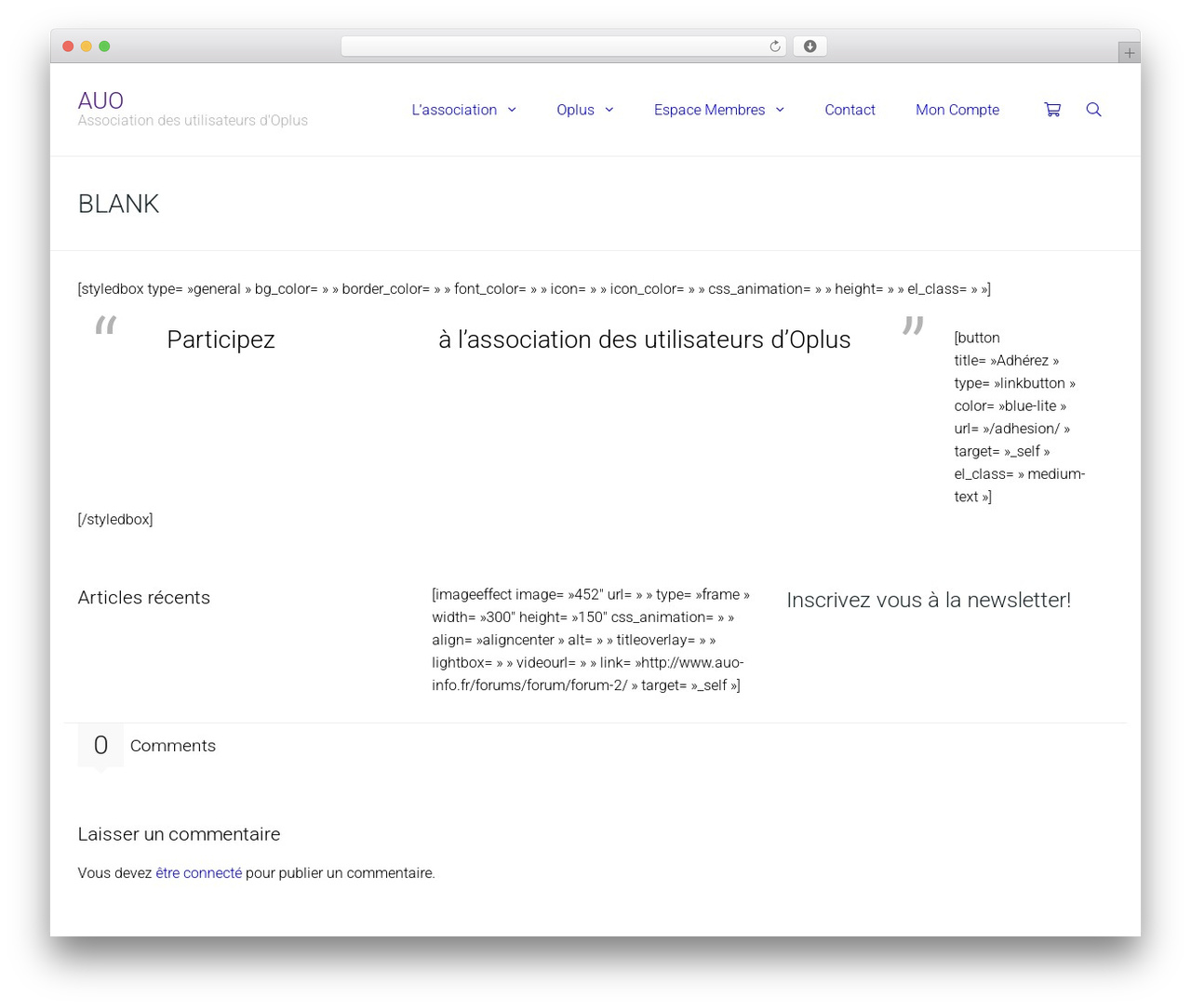 WordPress theme DynamiX - auo-info.fr
