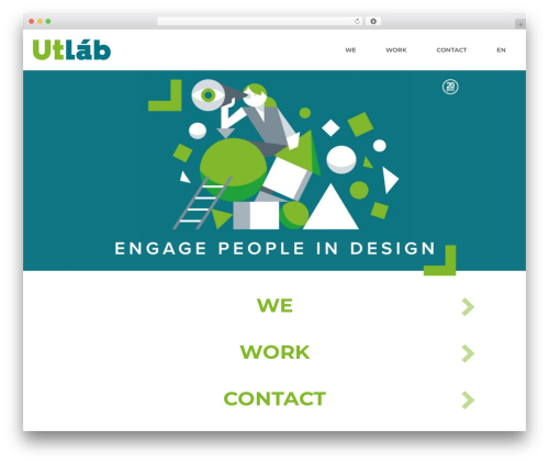 WordPress theme Eiger - usertestlab.it