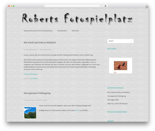 WordPress theme Prana - heitzerfoto.de