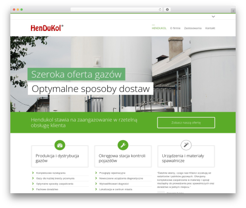 WordPress website theme 3clicks Theme - hendukol.pl