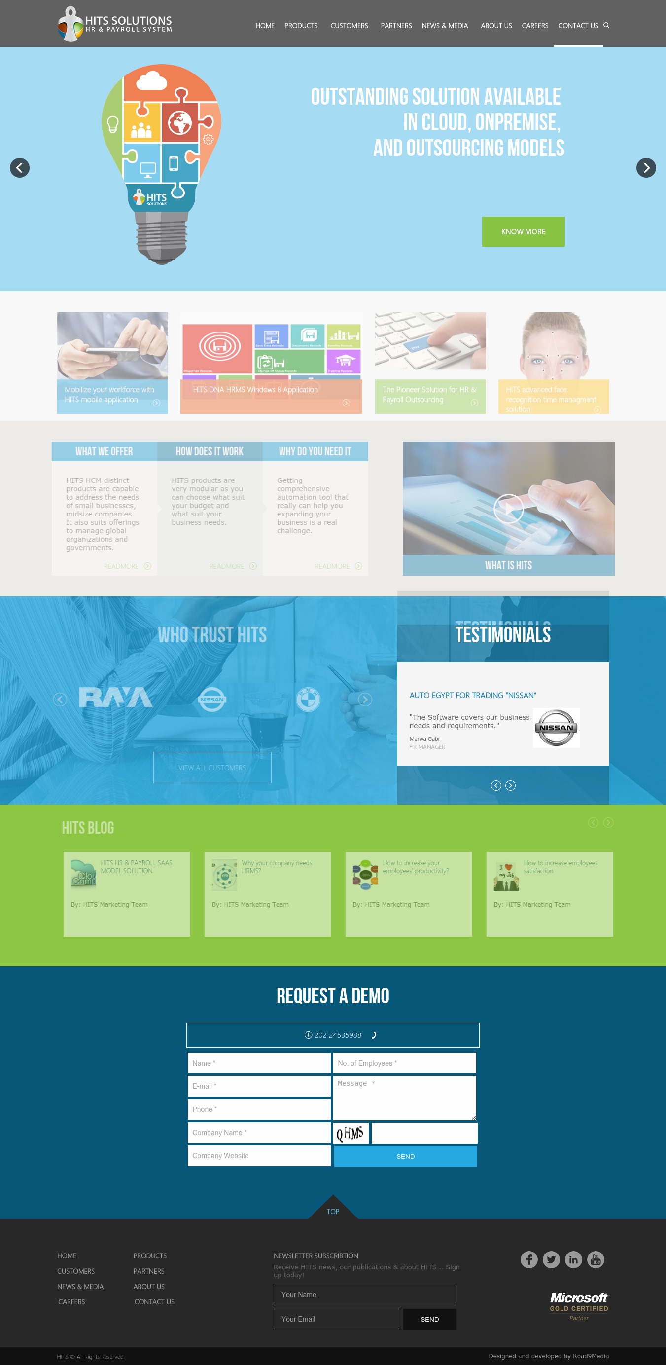 Hits WordPress theme design