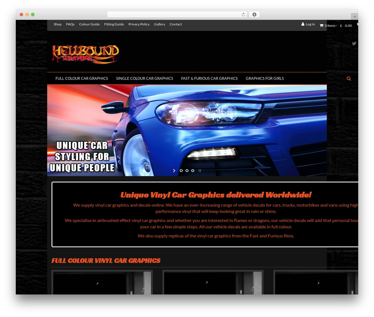 MX theme WordPress - hellboundsigns.com