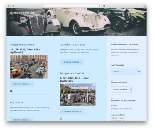Septera WordPress theme - historicivroudnici.cz
