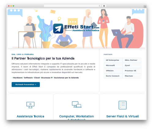 Theme WordPress BlockVerse - effetistart.com
