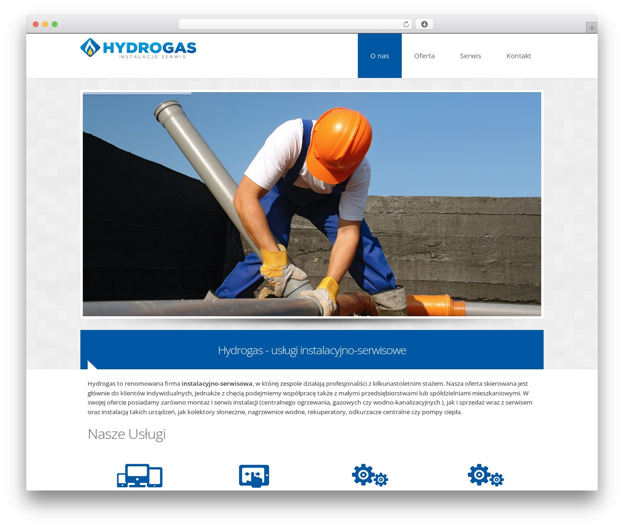 Theme WordPress TouchM - hydrogas.pl