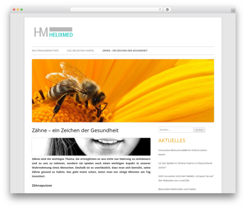 Tiny Forge WordPress theme - helixmed.de