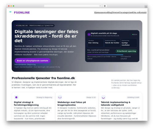 WordPress theme NEM Theme - fsonline.dk