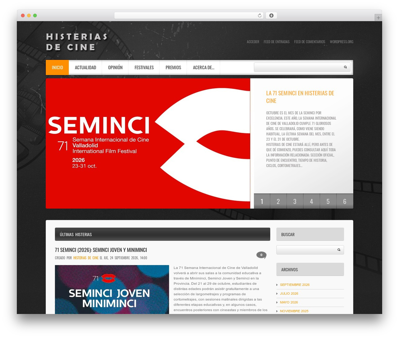 WordPress theme WordPress Theme Number - histeriasdecine.es WordPress theme WordPress Theme Number - histeriasdecine.es