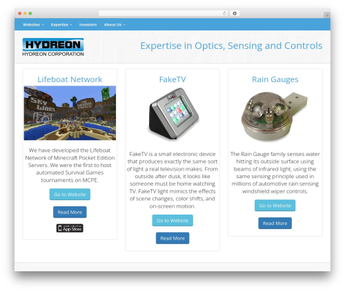 WP theme GovPress - hydreon.com