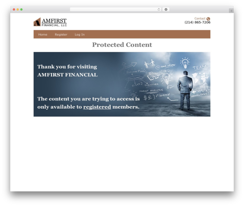 E newsletter WordPress plugin - amfirst-financial.com