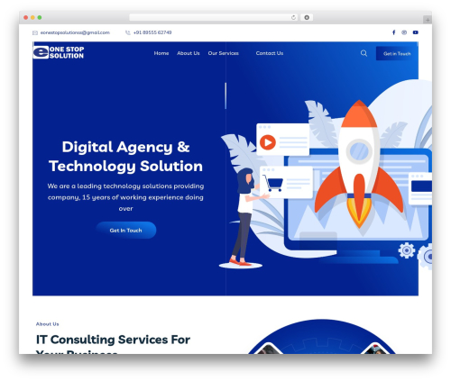 Braintech WP theme - eonestopsolutions.com
