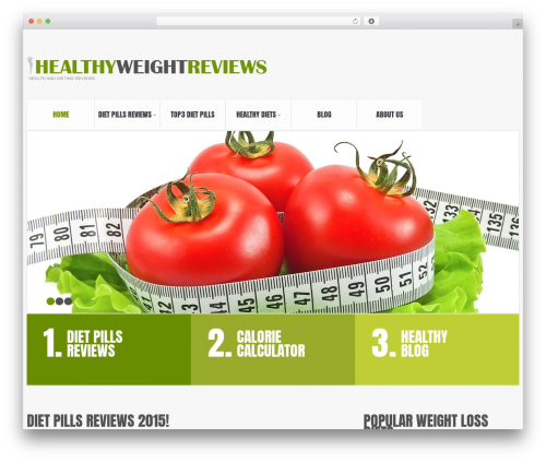 cherry WP theme - healthyweightreviews.com