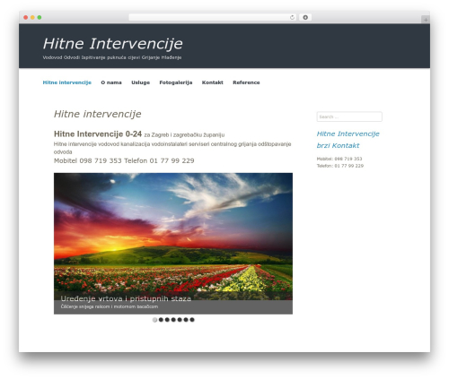 Decemberable WordPress theme - hitne-intervencije-fulir.com