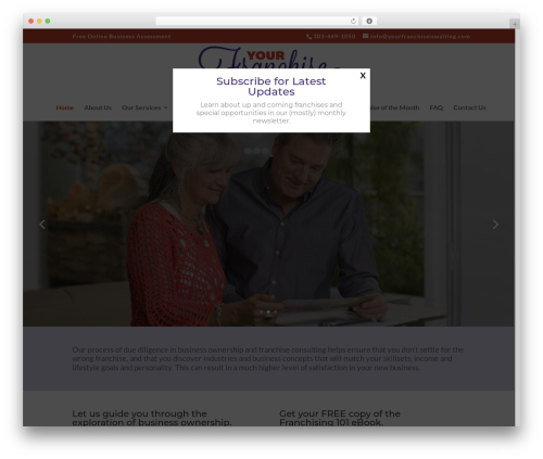 Divi WordPress theme - yourfranchiseiswaiting.com