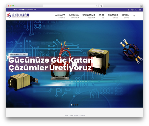 Enzio WordPress theme - sedasan.com