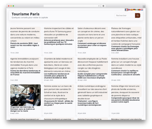 Esteem WordPress theme - tourisme-paris.info
