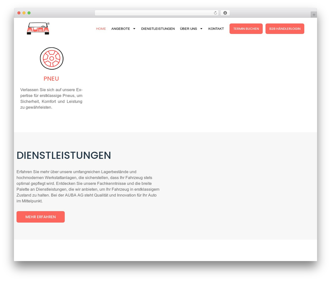 JupiterX WordPress theme - auba.ch