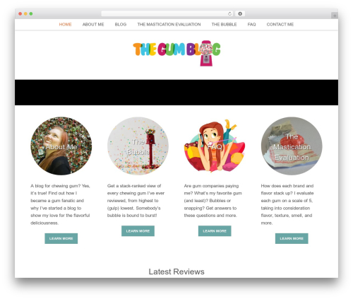 Nectar WordPress blog theme - thegumblog.com
