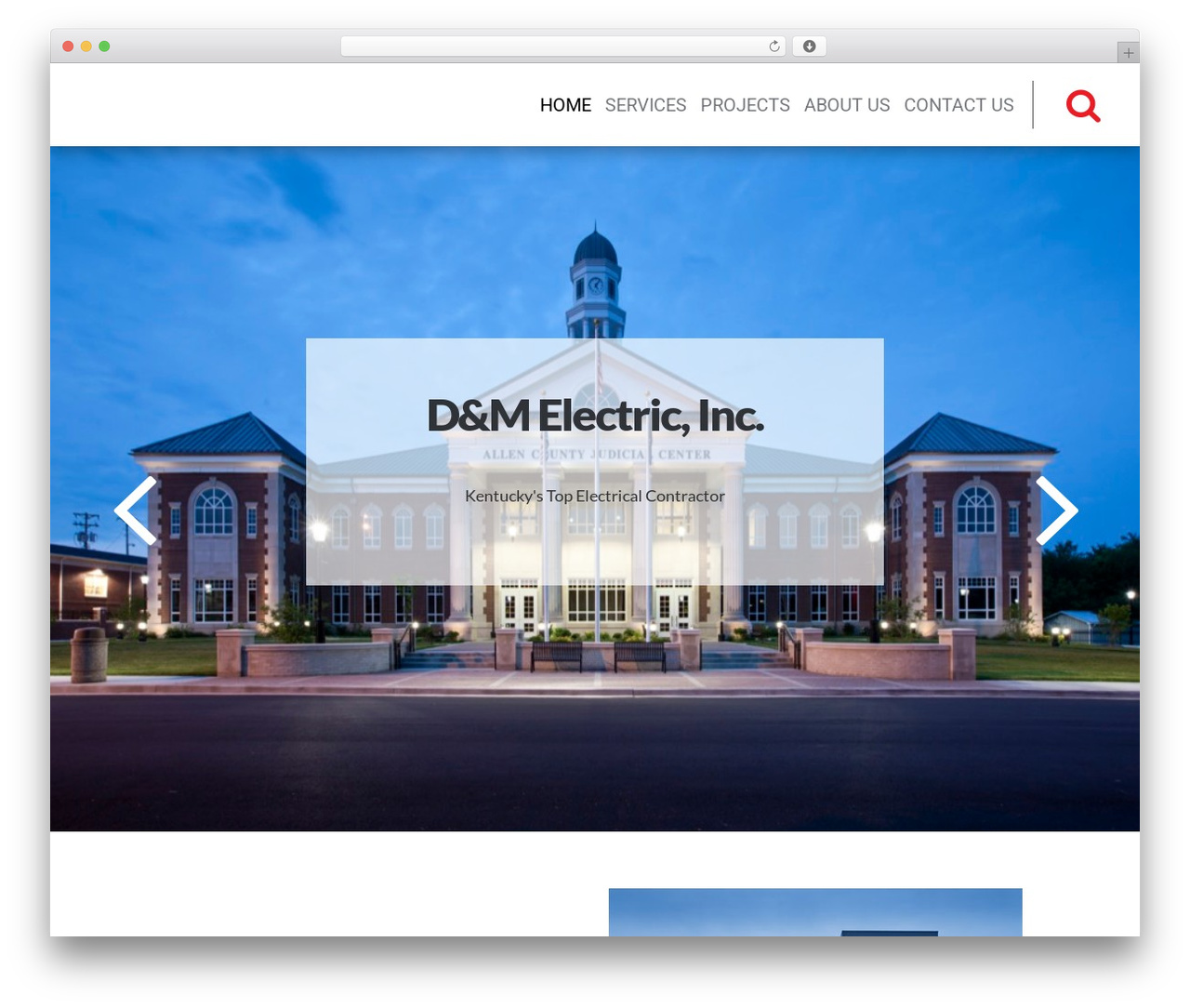 WordPress theme cherry - dmelectric.com