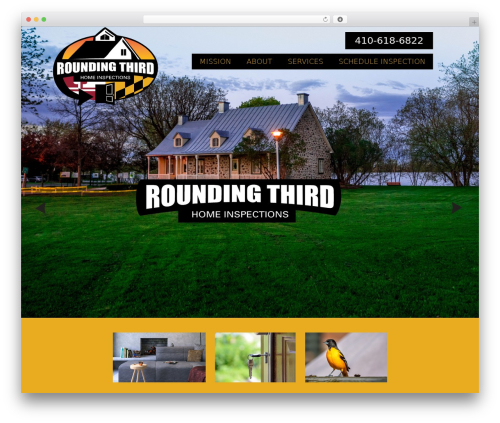 WordPress theme Rounding Third - roundingthirdinspections.com