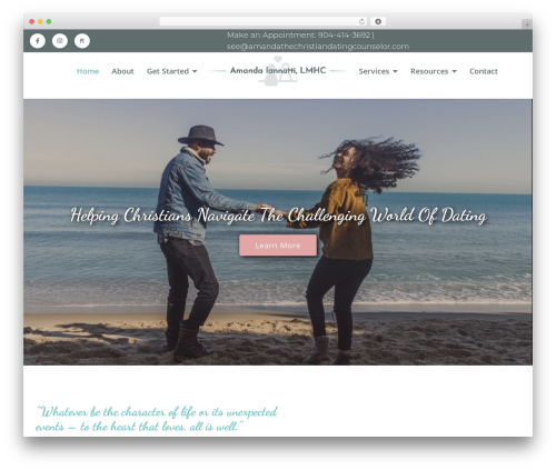 WordPress theme Megatheme - amandathechristiandatingcounselor.com