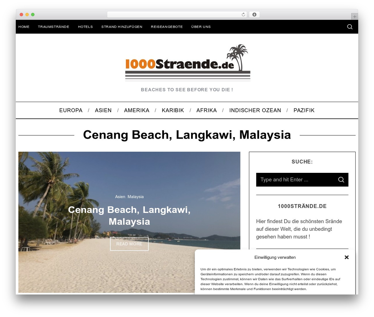 WordPress theme SimpleMag - 1000straende.de WordPress theme SimpleMag - 1000straende.de
