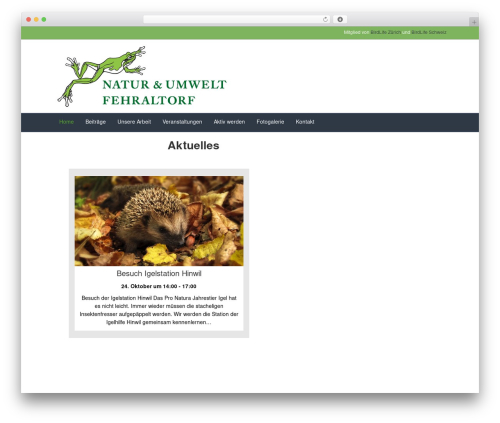 Registrations for the events calendar pro WordPress plugin - naturschutz-fehraltorf.ch