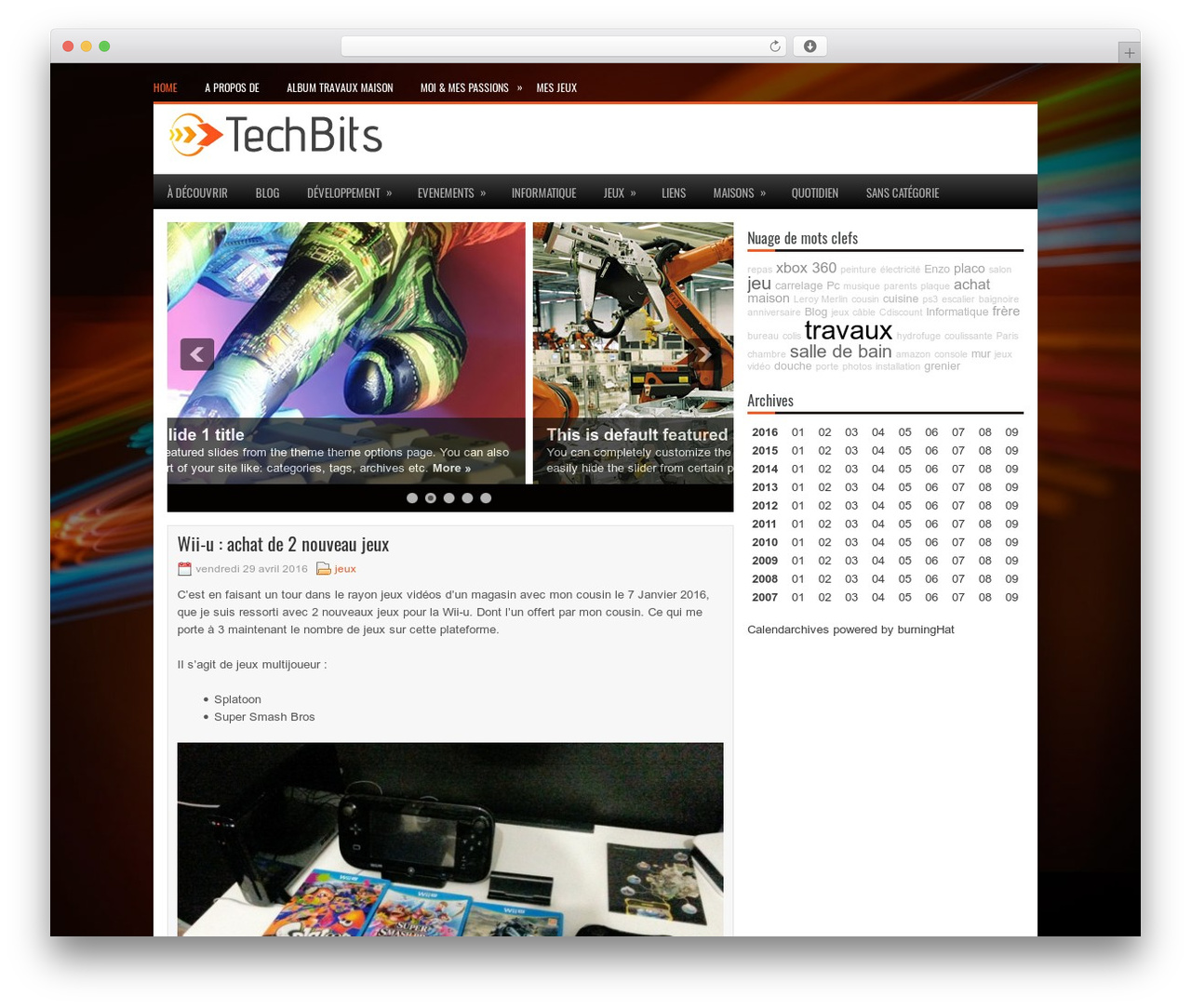 WP theme TechBits - higs.fr