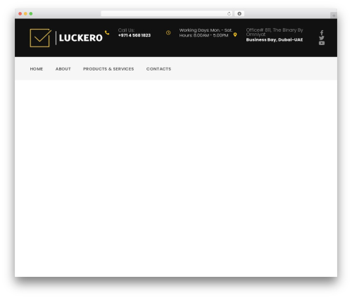 Bayden WordPress theme - luckerollc.com