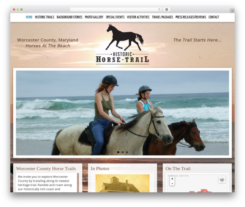 Darwin WordPress travel theme - horsesatthebeach.mdhistorichorsetrails.com