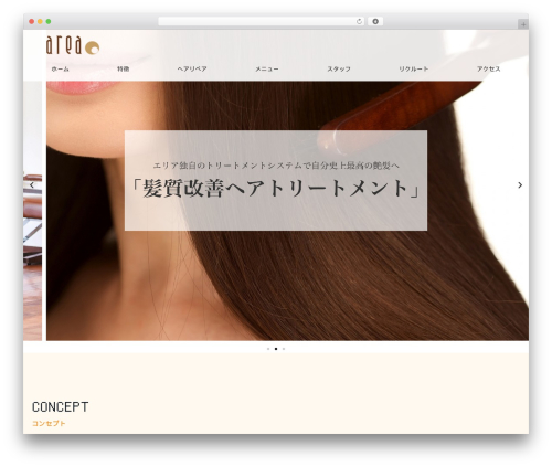 Webcook WordPress plugin - hair-area.com