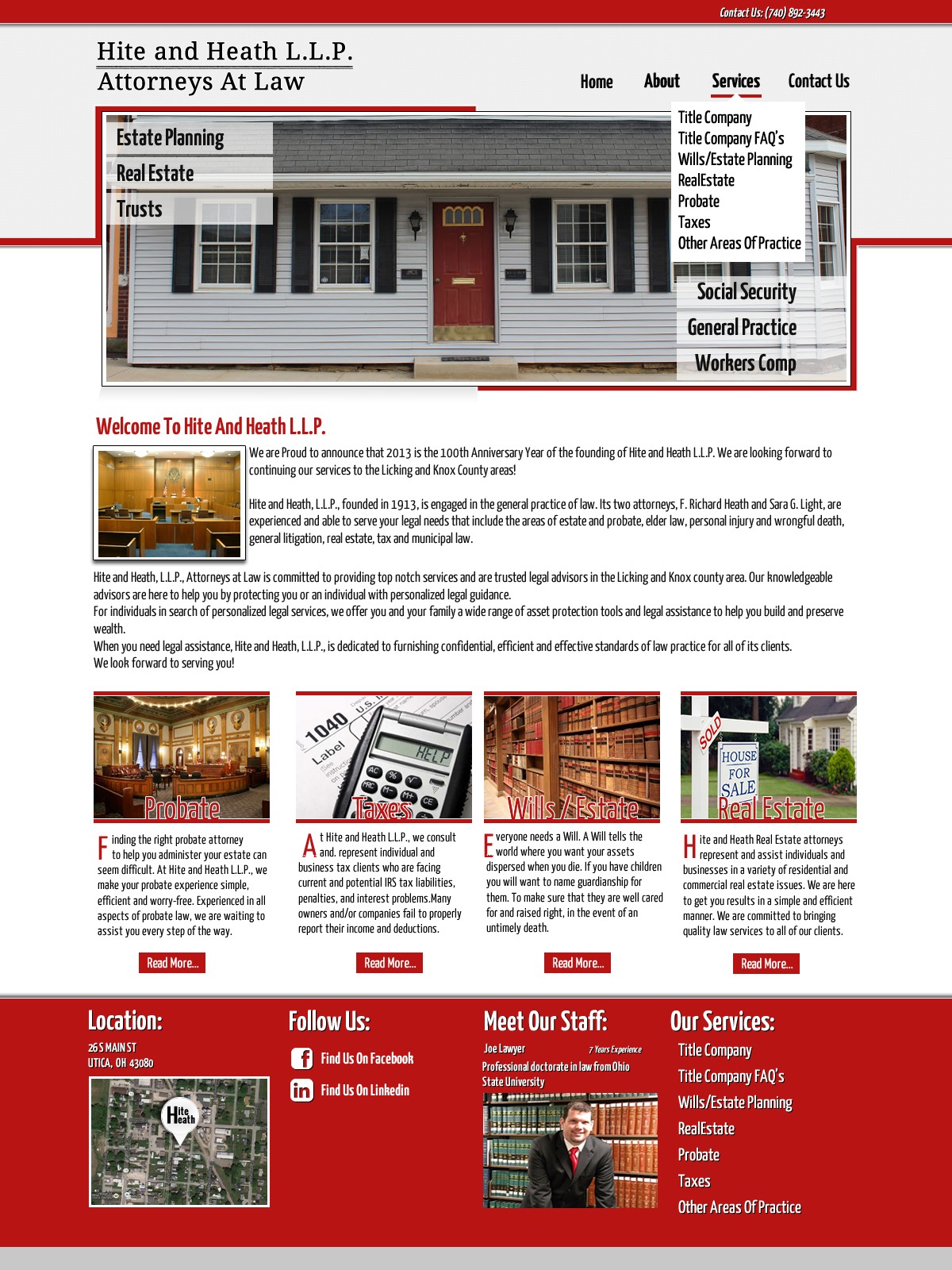 Hite And Heath LLP WordPress website theme by EMF Web Solutions