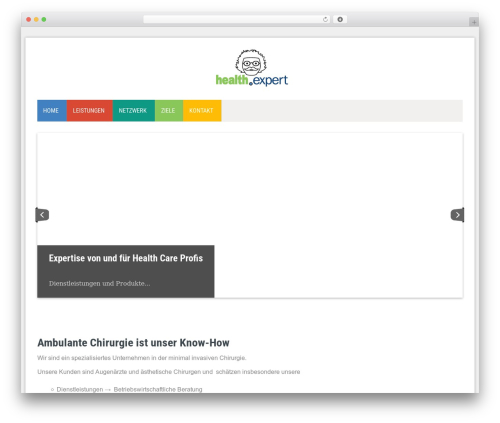 medwin WordPress theme - health-expert.info