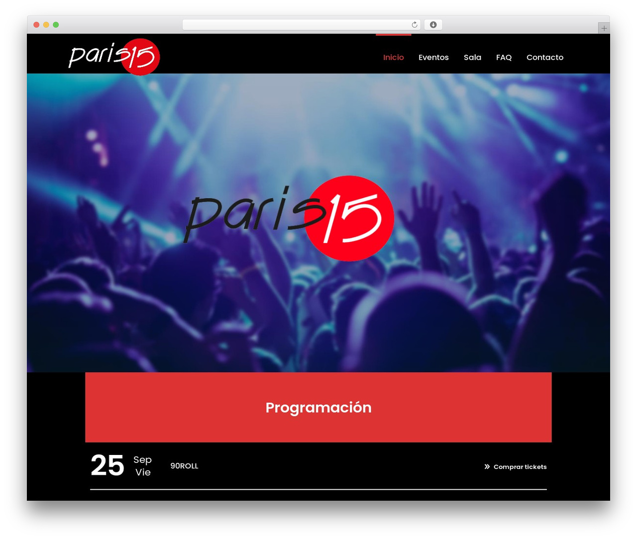 MixtapeWP WordPress theme - paris15.es