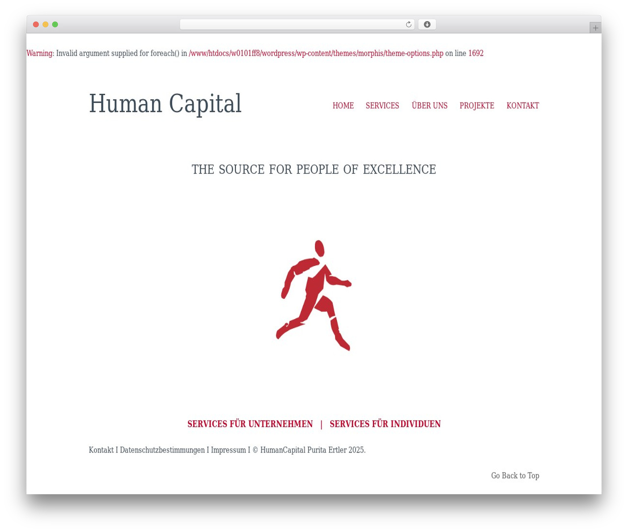 Morphis WordPress theme - humanc.de