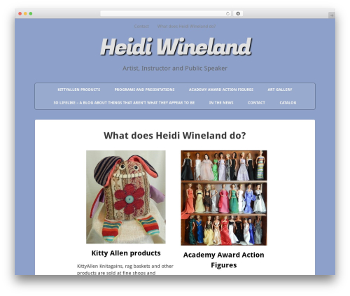 Simple Shop free WP theme - heidiwineland.com