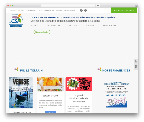 Theme WordPress csf - lacsf56.org