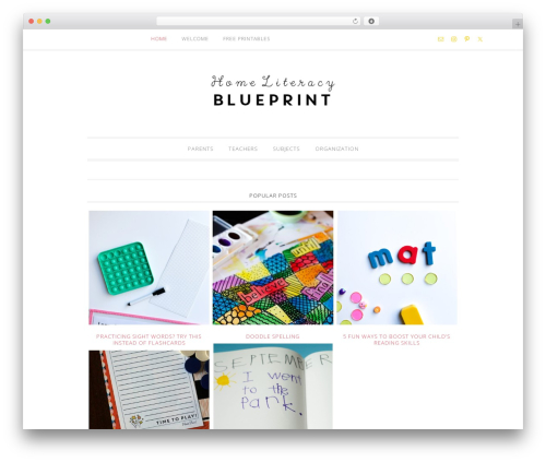 Theme WordPress Divine Theme - homeliteracyblueprint.com