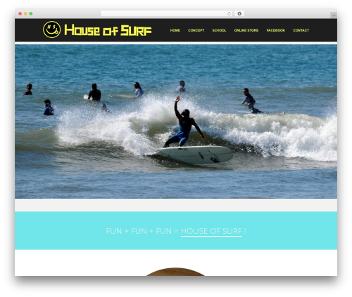 Thunder theme WordPress - houseofsurf.net