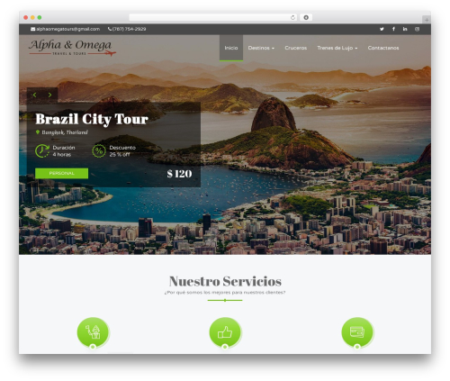 Tripguide WordPress theme - alphaomegatours.com Tripguide WordPress theme - alphaomegatours.com