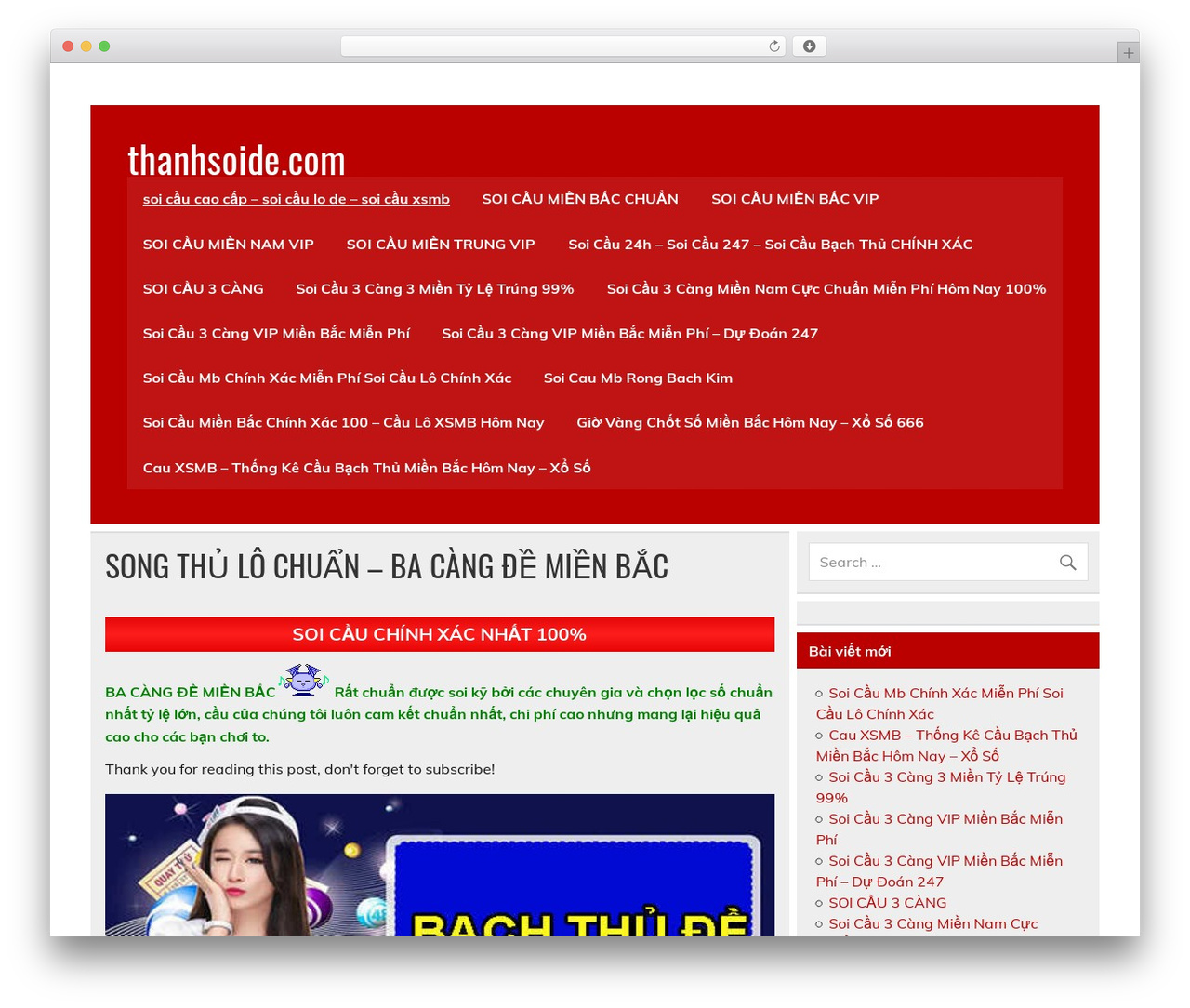 WordPress theme Leeway - thanhsoide.com