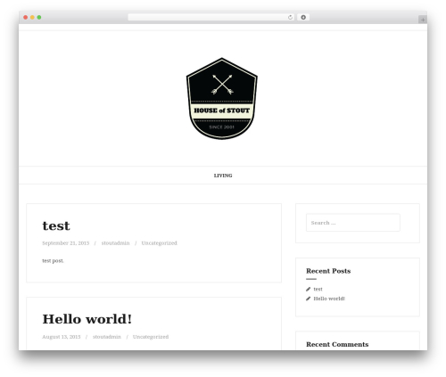 Simple instagram WordPress plugin - houseofstout.com