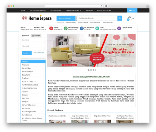 WordPress theme Lapakinstan Theme - homejepara.com