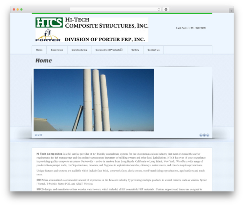 WordPress theme Swagger - hitechcomposites.com