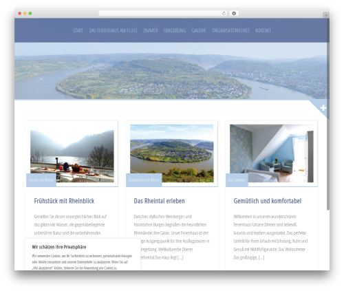 Alizee WordPress theme - ferienhaus-am-fluss.info
